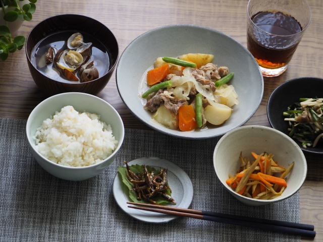 実家に帰省したご飯